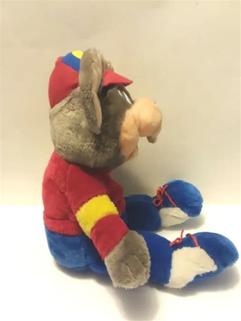 VINTAGE CHUCK E CHEESE Plush 1999 SHOWBIZ Figure 20 Stuffed Toy Pizza