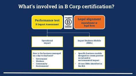 B Impact Assessment And Certification