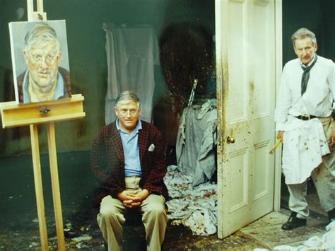 Lucien Freud And David Hockney Lucien Freud And David Hock Flickr