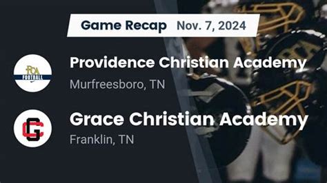 Football Recap Grace Christian Academy Piles Up The Points Against