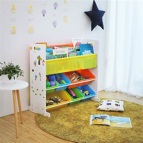 Songmics Estanter A Infantil Para Juguetes Libros Librer A De Niveles