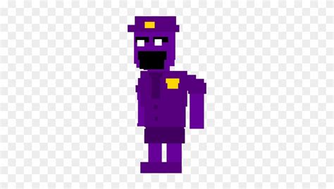 Fnaf 4 Inspired Purple Guy Sprite - Purple Guy Fnaf 4 - Full Size PNG ...