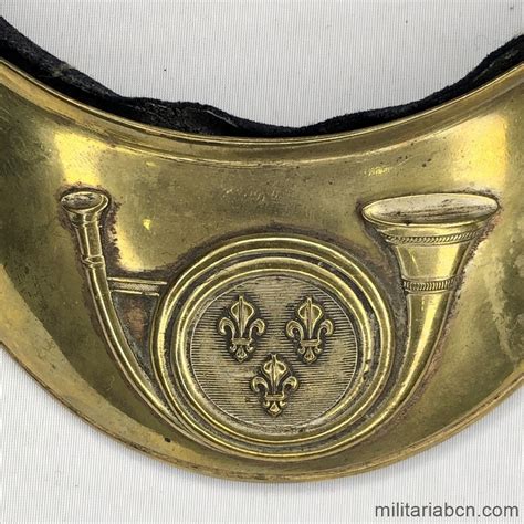 France Gorget Of Foot Chasseurs Officer Of The Restoration Period 1814