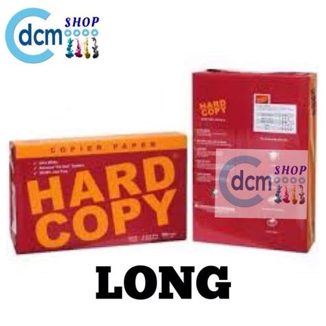 Hard Copy Long X Bond Paper Hardcopy Lazada Ph