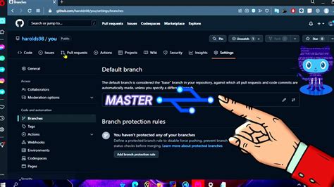 Como Cambiar La Rama Principal De Un Repositorio En Github Branch