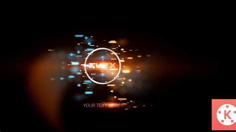 Free Kinemaster Intro How To Create Particle Logo Reveal Intro Youtube