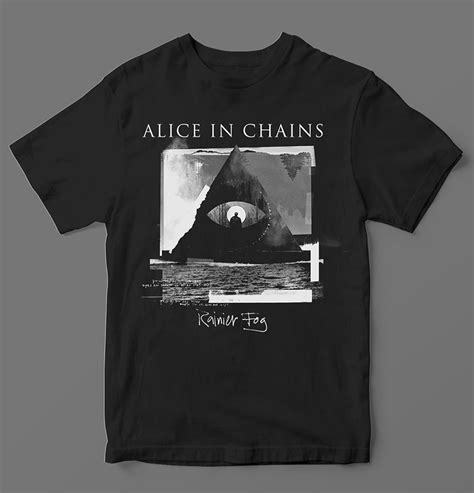 Camiseta Alice In Chains Rainier Fog Oficina Rock