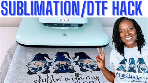 SUBLIMATION ON COTTON WITH DTF POWDER HACK SUBLIMATION HACK YouTube