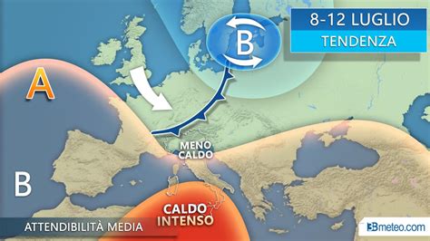 Meteo Italia Dal 6 8 Luglio IMPORTANTI NOVITA Meno CALDO E PIU