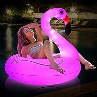 Deeprbetter Inflatable Duck Pool Float With Lights Solar Powered Pool