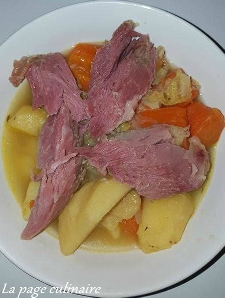 Potée à la palette de porc demi sel et ses légumes