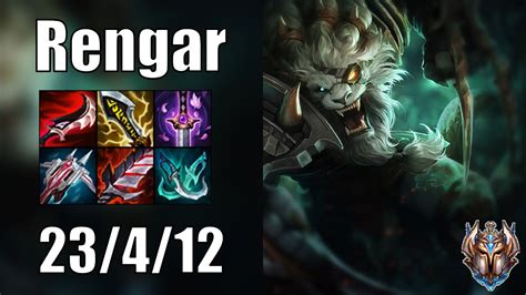 Rengar Vs Kha Zix JUNGLE Patch 12 13 Euw1 CHALLENGER YouTube