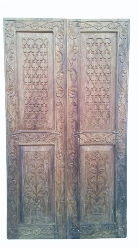 Exterior 35mm Teak Wood Carved Door For Home At Rs 166 Sq Ft In