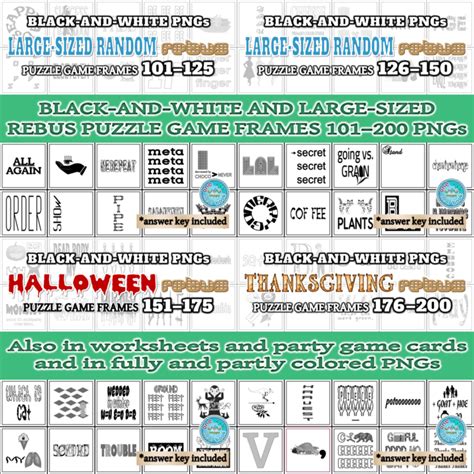 Halloween Rebus Puzzle Game Frames 151175 Worksheets Made By Teachers