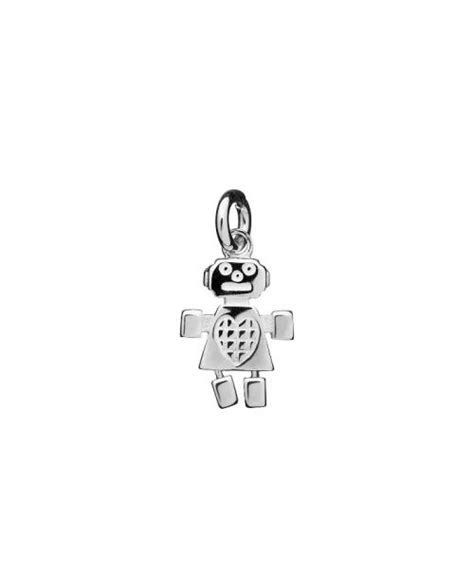 Karen Walker Stg Mini Girl Robot Charm Westende Jewellers