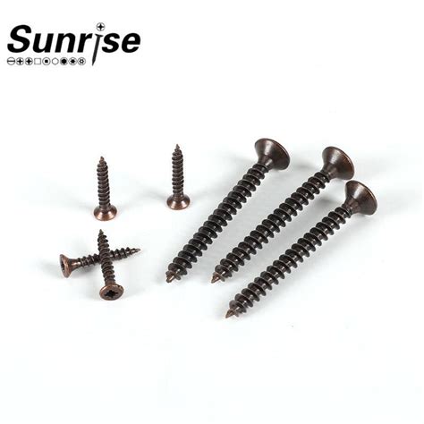 Single Thread Stainless Steel Galvanised Pozi Groove Chipboard Screw Wood Screw Wood Screw And