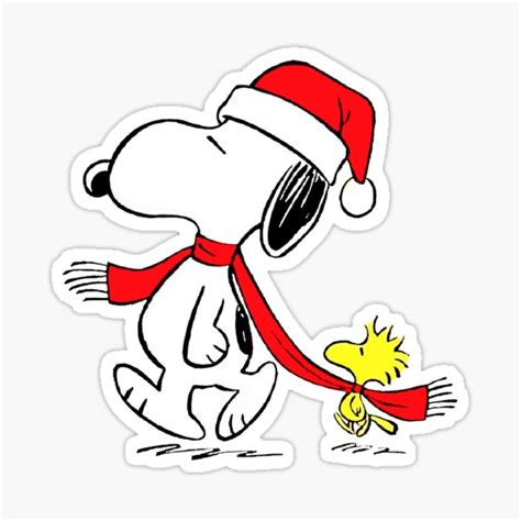 Christmas Stickers For Sale Snoopy Christmas Christmas Stickers Snoopy