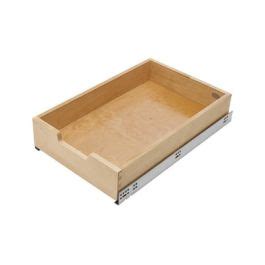 Rev A Shelf 4WDB4 Wood 1 Tier Standard Drawer Box 13 11 32 In W X 21