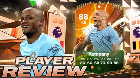 🔒88 Heroes Vincent Kompany Player Review Ea Fc 24 Ultimate Team Youtube