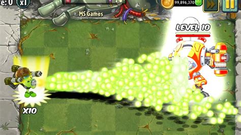 Every Plants X Max Level Use Power Up Vs Z Mech Phase Zombie