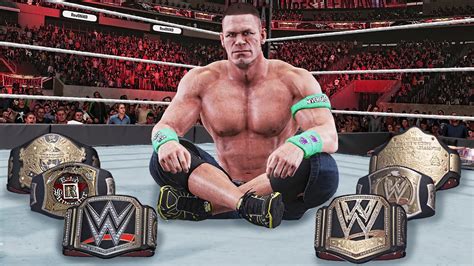 Wwe K John Cena All World Championships Wins Youtube