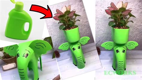 DIY Plant Pot Using Detergent Bottle YouTube