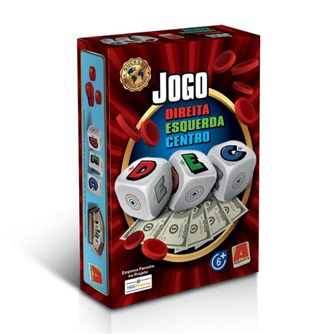 Jogo Direita Esquerda Centro Jogo De Tabuleiro Algazarra Shopee