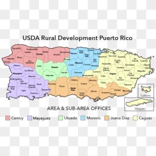 Puerto Rico Map - Utuado Puerto Rico Mapa, HD Png Download - 1000x567 ...