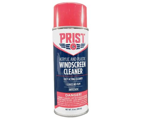 Prist Pgc13 Acrylic And Plastic Aircraft Windscreen Cleaner 13 Oz Aerosol Can