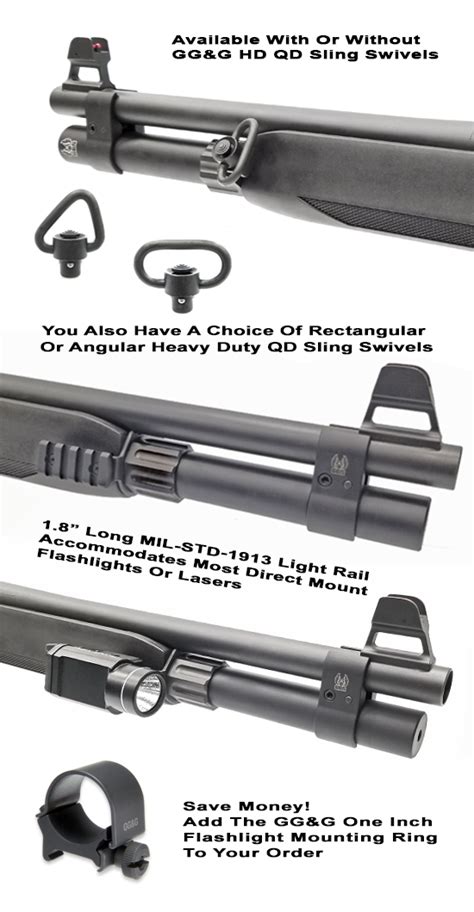 Mossberg Shotgun Quick Detach Sling Flashlight Mount Mosberg