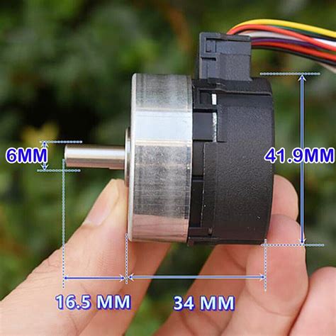 24H DC 12V PWM Brushless Servo Motor CW CCW Built In Drive Encoder For