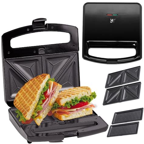 Opiekacz Do Kanapek Toster Sandwich Panini Grill Elektryczny Gofrownica