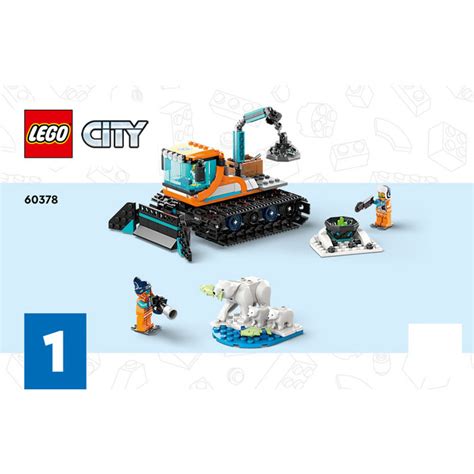 Lego Arctic Explorer Truck And Mobile Lab Set Instructions