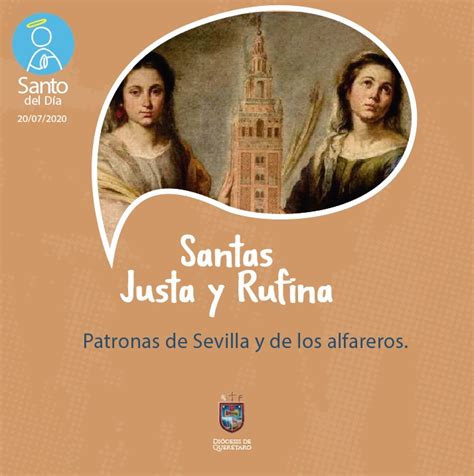 SANTO DEL DÍA SANTAS JUSTA Y RUFINA PATRONAS DE SEVILLA Y DE LOS