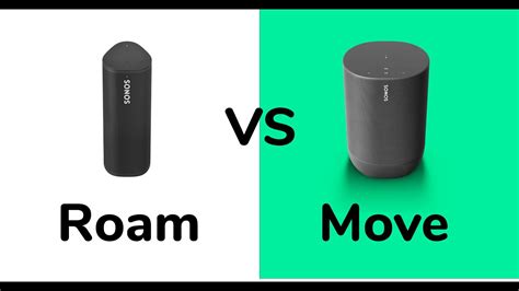 Sonos Roam Vs Sonos Move Price Size Sound Features Compared YouTube