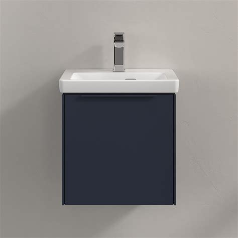 Villeroy And Boch Subway 30 Marine Blue 450mm Wall Hung 1 Door Vanity Unit