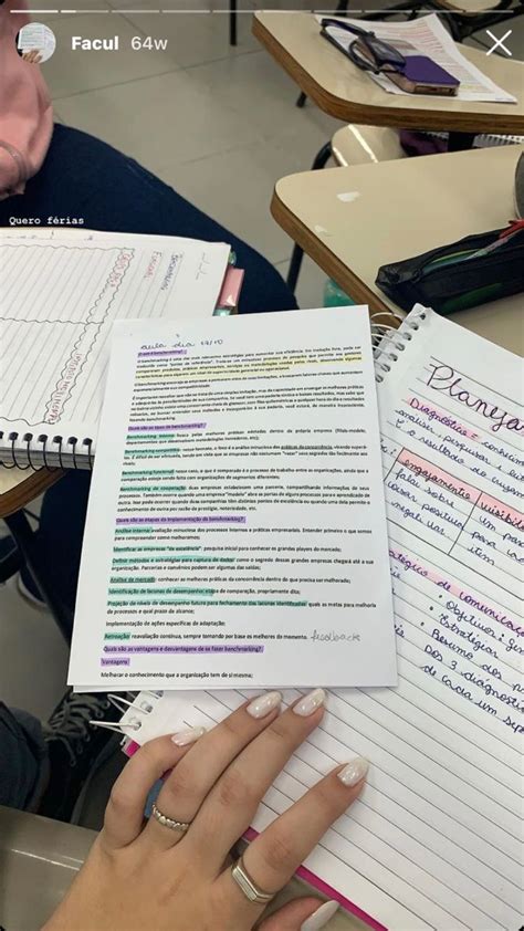 Pin de Myrella Gabriela em Anotaçoes criativas Motivação para estudar