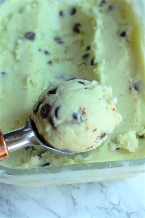 Vegan Mint Chocolate Chip Ice Cream Bakedbyclo Vegan Dessert Blog