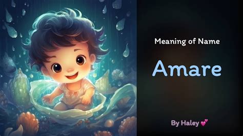 Meaning of boy name: Amare - Name History, Origin and Popularity - YouTube