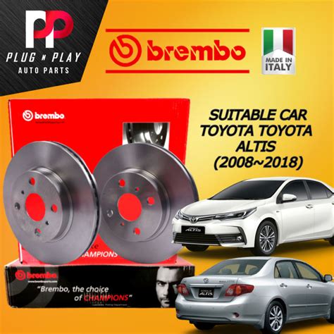 Brembo Toyota Altis Zze Zze Zre Front Or Rear