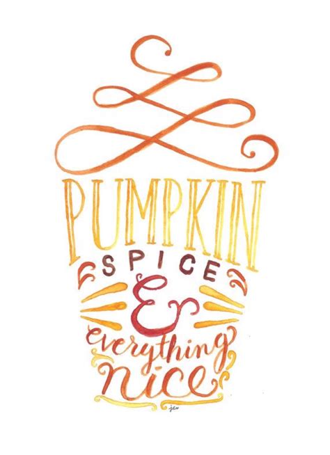 Pumpkin Spice And Everything Nice Fall Wallpaper Fall Watercolor