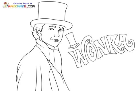 Kleurplaten Wonka