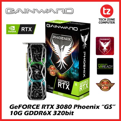 Gainward Nvidia Geforce Rtx™ 3080 Phoenix Gs 10g Gddr6x 320bit