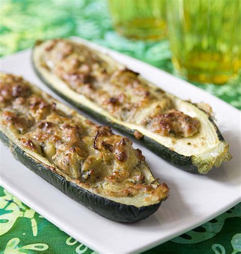 Recette Courgettes Farcies Au Riz Et Au Thon Top Cuistot