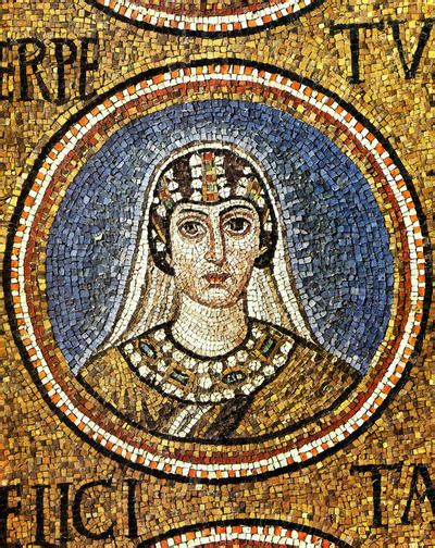 Ravenna Cappella Arcivescovile Clipeo Con Santa Perpetua Europeana