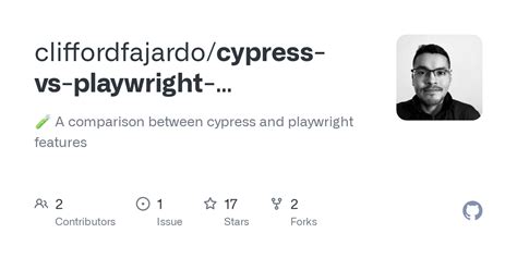 GitHub - cliffordfajardo/cypress-vs-playwright-comparison: 🧪 A comparison between cypress and ...