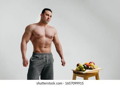 Sexy Vegan Guy Naked Torso Posing Stock Photo Shutterstock