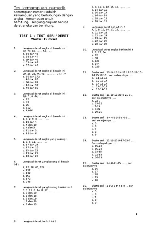 Doc Tes Kemampuan Numerik