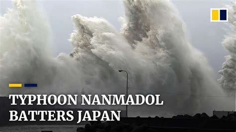 Typhoon Nanmadol Hits Southern Japan As One Of The Nations Strongest