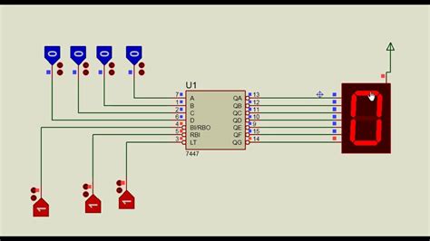 BCD Afficheur 7 Segment Cours Sur Logique Combinatoire Partie 15